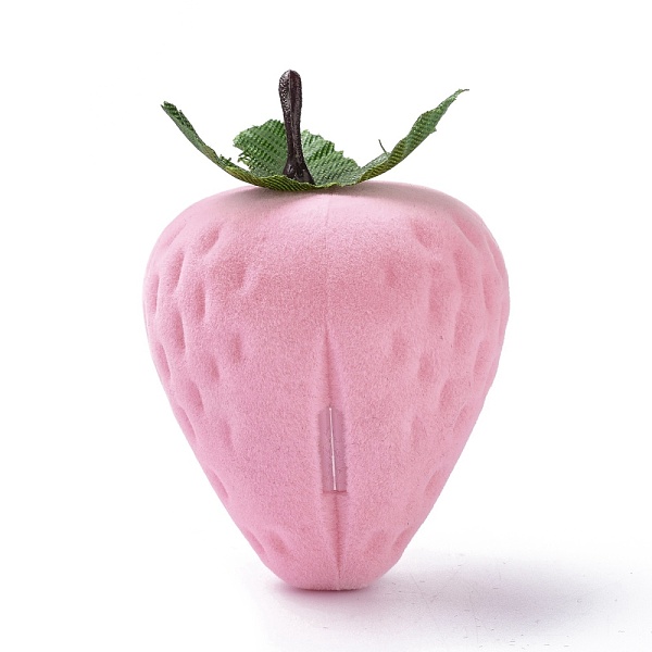 PandaHall Velvet Ring Boxes, with Plastic, Strawberry, Pink, 4.3x4.25x6.2cm Velvet Fruit Pink
PandaHall Velvet Ring Boxes, with Plastic, Strawberry, Pink, 4.3x4.25x6.2cm Velvet Fruit Pink