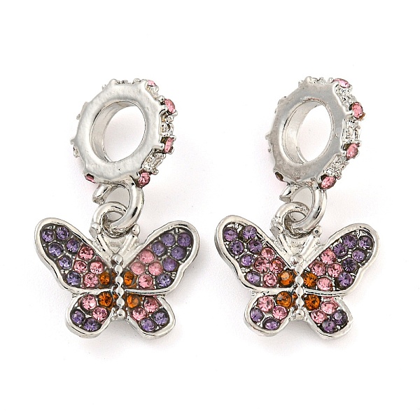 PandaHall Rack Plating Alloy Pave Colorful Rhinestone Insect European Dangle Charms, Large Hole Pendants, Platinum, Cadmium Free & Nickel..., Multicolor
PandaHall Rack Plating Alloy Pave Colorful Rhinestone Insect European Dangle Charms, Large Hole Pendants, Platinum, Cadmium Free & Nickel..., Multicolor