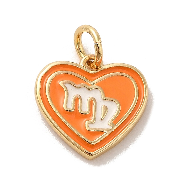 PandaHall Real 18K Gold Plated Brass Enamel Pendants, with Jump Ring, Heart with Constellation Charm, Virgo, 12x13x1.5mm, Hole: 3.4mm..., Orange
PandaHall Real 18K Gold Plated Brass Enamel Pendants, with Jump Ring, Heart with Constellation Charm, Virgo, 12x13x1.5mm, Hole: 3.4mm..., Orange