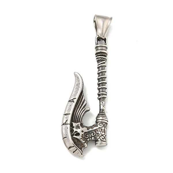PandaHall 316 Surgical Stainless Steel Pendants, Axe Charm, Antique Silver, 47x17x5mm, Hole: 4x7mm 316 Surgical Stainless Steel Tool
PandaHall 316 Surgical Stainless Steel Pendants, Axe Charm, Antique Silver, 47x17x5mm, Hole: 4x7mm 316 Surgical Stainless Steel Tool