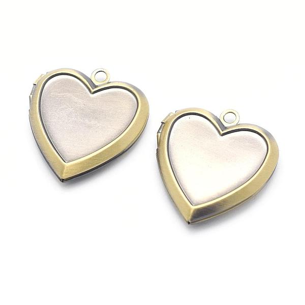 PandaHall Brass Locket Pendants, Photo Frame Charms for Necklaces, Cadmium Free & Nickel Free & Lead Free, Heart, Brushed Antique Bronze...
PandaHall Brass Locket Pendants, Photo Frame Charms for Necklaces, Cadmium Free & Nickel Free & Lead Free, Heart, Brushed Antique Bronze...