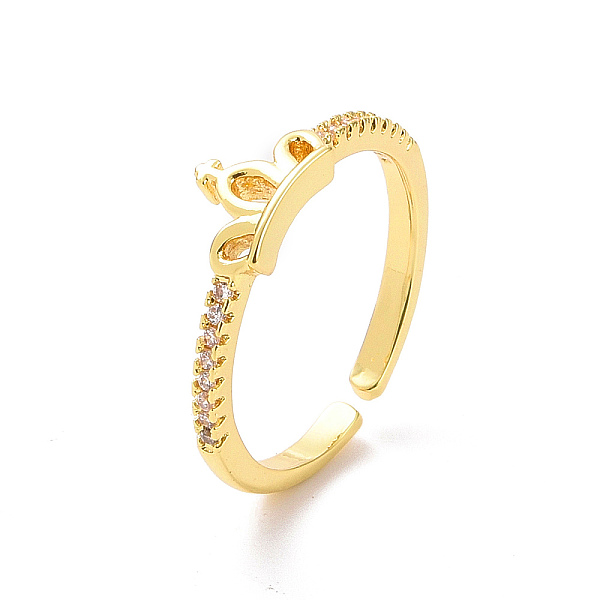PandaHall Clear Cubic Zirconia Hollow Out Crown Open Cuff Ring, Brass Jewelry for Women, Golden, Inner Diameter: 17.4mm Brass+Cubic Zirconia
PandaHall Clear Cubic Zirconia Hollow Out Crown Open Cuff Ring, Brass Jewelry for Women, Golden, Inner Diameter: 17.4mm Brass+Cubic Zirconia