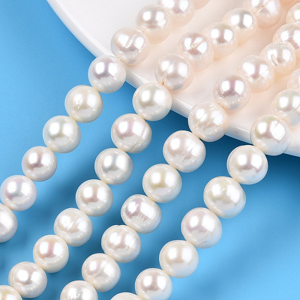 PandaHall Natural Cultured Freshwater Pearl Beads Strands, Potato, Seashell Color, 8~9x8~9mm, Hole: 0.7mm, about 46~47pcs/strand...
PandaHall Natural Cultured Freshwater Pearl Beads Strands, Potato, Seashell Color, 8~9x8~9mm, Hole: 0.7mm, about 46~47pcs/strand...
