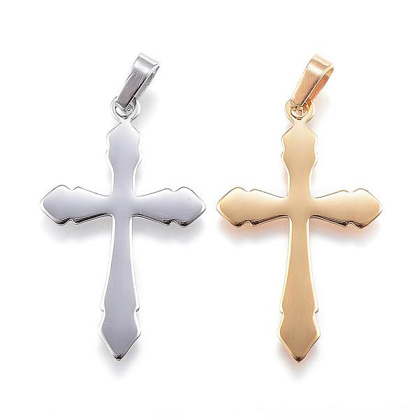 PandaHall 304 Stainless Steel Pendants with 201 Stainless Steel Clasp, Cross, Mixed Color, 36.5x22x1mm, Hole: 4x8mm 304 Stainless Steel...
PandaHall 304 Stainless Steel Pendants with 201 Stainless Steel Clasp, Cross, Mixed Color, 36.5x22x1mm, Hole: 4x8mm 304 Stainless Steel...