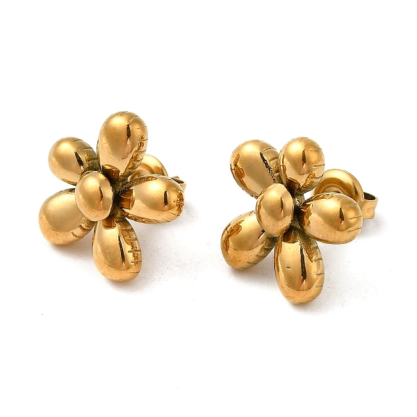 PandaHall 304 Stainless Steel Flower Stud Earrings for Women, Real 18K Gold Plated, 16x15.8mm 304 Stainless Steel Flower
PandaHall 304 Stainless Steel Flower Stud Earrings for Women, Real 18K Gold Plated, 16x15.8mm 304 Stainless Steel Flower
