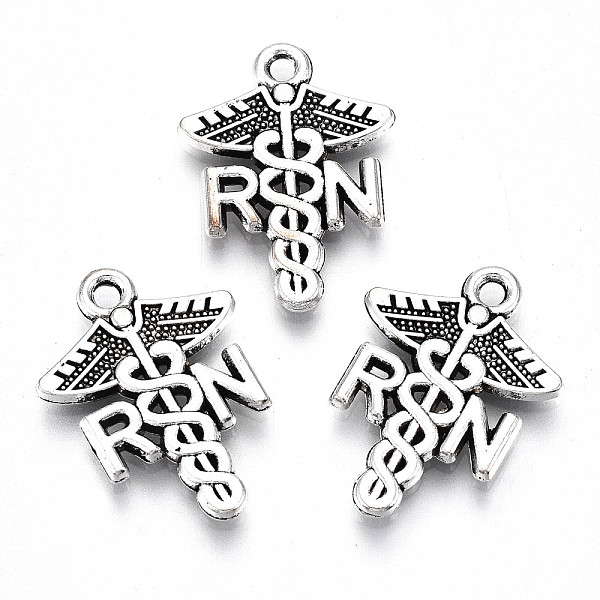 PandaHall Tibetan Style Alloy Pendants, Lead Free & Cadmium Free, Caduceus, Antique Silver, 20.5x15x2mm, Hole: 1.6mm, about 350pcs/500g...
PandaHall Tibetan Style Alloy Pendants, Lead Free & Cadmium Free, Caduceus, Antique Silver, 20.5x15x2mm, Hole: 1.6mm, about 350pcs/500g...