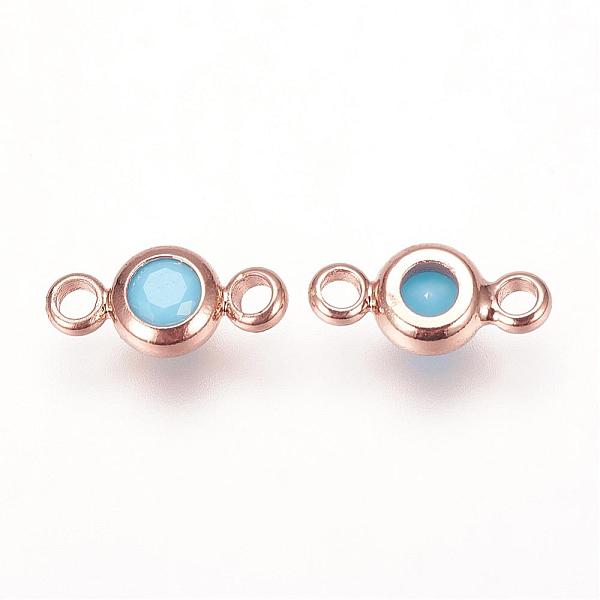 PandaHall Dyed Jade Links connectors, with Brass Findings, Faceted, Flat Round, Rose Gold, 9.5x4.5x2.5mm, Hole: 1.5mm Brass Flat Round Blue
PandaHall Dyed Jade Links connectors, with Brass Findings, Faceted, Flat Round, Rose Gold, 9.5x4.5x2.5mm, Hole: 1.5mm Brass Flat Round Blue