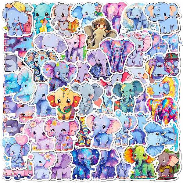 PandaHall PVC Cartoon Stickers, Elephant Waterproof Decals for Kid's Art Craft, Colorful, 45~60x42~54mm, 50pcs/bag Plastic Elephant
PandaHall PVC Cartoon Stickers, Elephant Waterproof Decals for Kid's Art Craft, Colorful, 45~60x42~54mm, 50pcs/bag Plastic Elephant