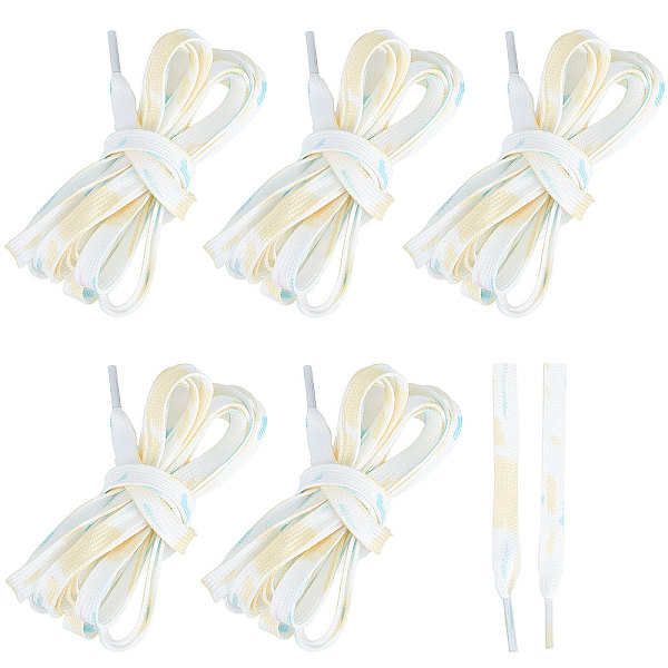 PandaHall Gorgecraft 3 Pairs 3 Style Tie-Dye Style Flat Smooth Polyester Shoelaces, with Plastic Aglets, for Shoe Accessories, Light Blue...
PandaHall Gorgecraft 3 Pairs 3 Style Tie-Dye Style Flat Smooth Polyester Shoelaces, with Plastic Aglets, for Shoe Accessories, Light Blue...