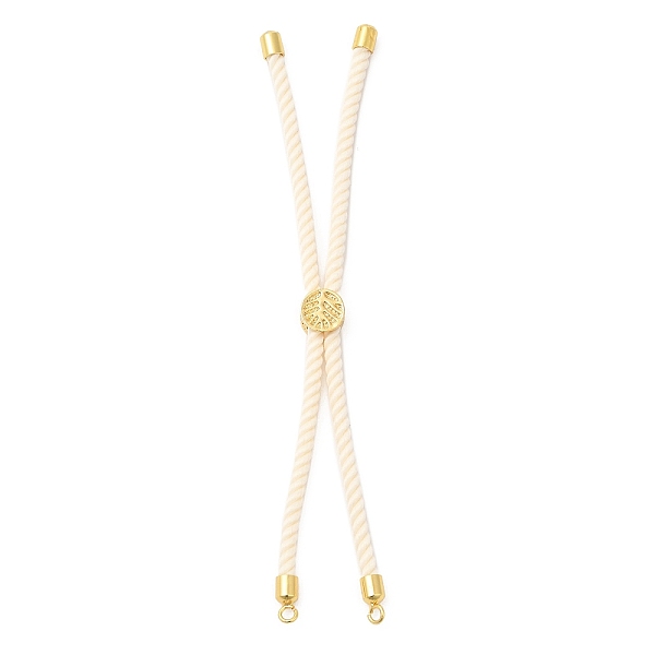 PandaHall Twisted Nylon Cord Silder Bracelets, Link Bracelet Making for Connector Charm, with Long-Lasting Plated Golden Brass Cord End &...
PandaHall Twisted Nylon Cord Silder Bracelets, Link Bracelet Making for Connector Charm, with Long-Lasting Plated Golden Brass Cord End &...