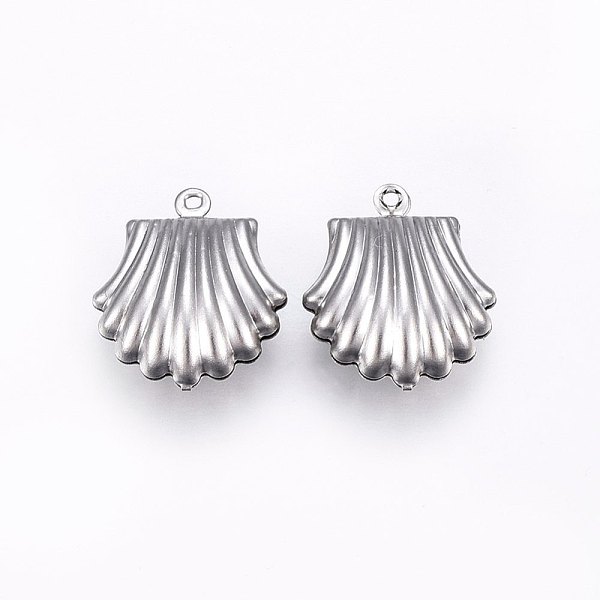 PandaHall 201 Stainless Steel Pendants, Scallop, Stainless Steel Color, 19x16x6mm, Hole: 1mm 201 Stainless Steel Shell Shape
PandaHall 201 Stainless Steel Pendants, Scallop, Stainless Steel Color, 19x16x6mm, Hole: 1mm 201 Stainless Steel Shell Shape