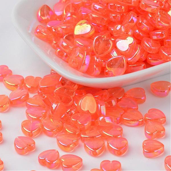 PandaHall Transparent Acrylic Beads, Heart, Orange Red, AB, Size: about 8mm wide, 3mm thick, hole: 1mm, about 2800pcs/500g Acrylic Heart Red
PandaHall Transparent Acrylic Beads, Heart, Orange Red, AB, Size: about 8mm wide, 3mm thick, hole: 1mm, about 2800pcs/500g Acrylic Heart Red