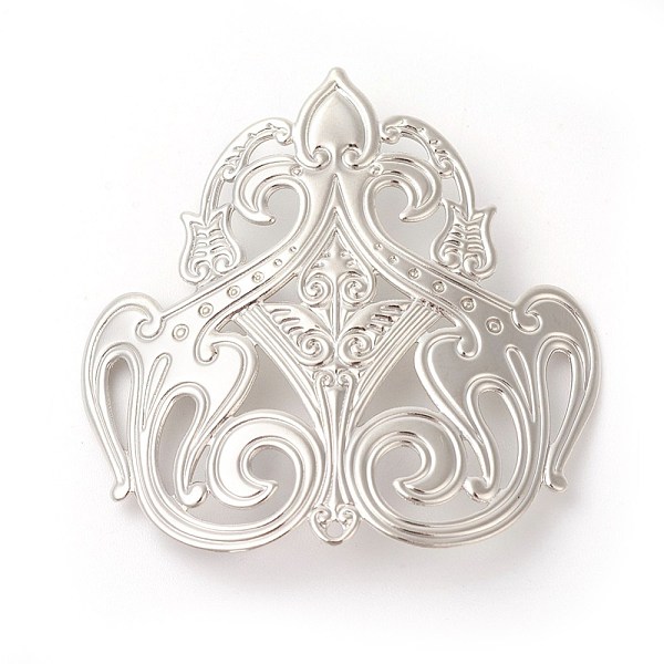 PandaHall Brass Filigree Joiners Links, Rack Plating, Shield, Platinum, 48x48x0.5mm, Hole: 1mm Brass Others
PandaHall Brass Filigree Joiners Links, Rack Plating, Shield, Platinum, 48x48x0.5mm, Hole: 1mm Brass Others