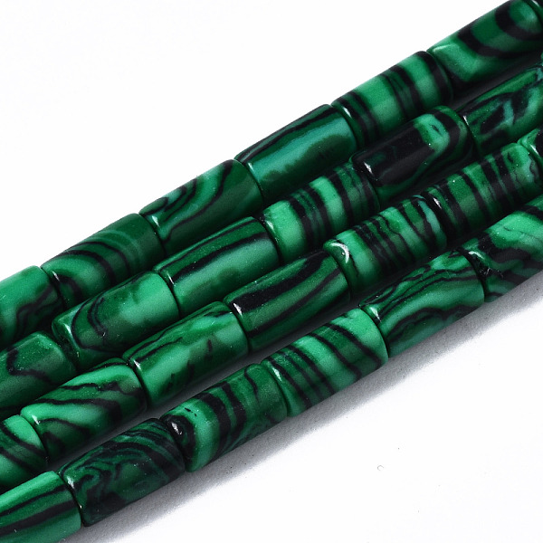 PandaHall Synthetic Malachite Beads Strands, Column, 5~6x3mm, Hole: 0.8mm, about 62~63pcs/strand, 15.35~15.75 inch(39~40cm) Malachite Column
PandaHall Synthetic Malachite Beads Strands, Column, 5~6x3mm, Hole: 0.8mm, about 62~63pcs/strand, 15.35~15.75 inch(39~40cm) Malachite Column