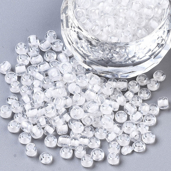 PandaHall 6/0 Glass Seed Beads, Transparent Inside Colours Luster, Round Hole, Round, Lavender Blush, 6/0, 4~5x2.5~4.5mm, Hole: 1.2mm, about...
PandaHall 6/0 Glass Seed Beads, Transparent Inside Colours Luster, Round Hole, Round, Lavender Blush, 6/0, 4~5x2.5~4.5mm, Hole: 1.2mm, about...