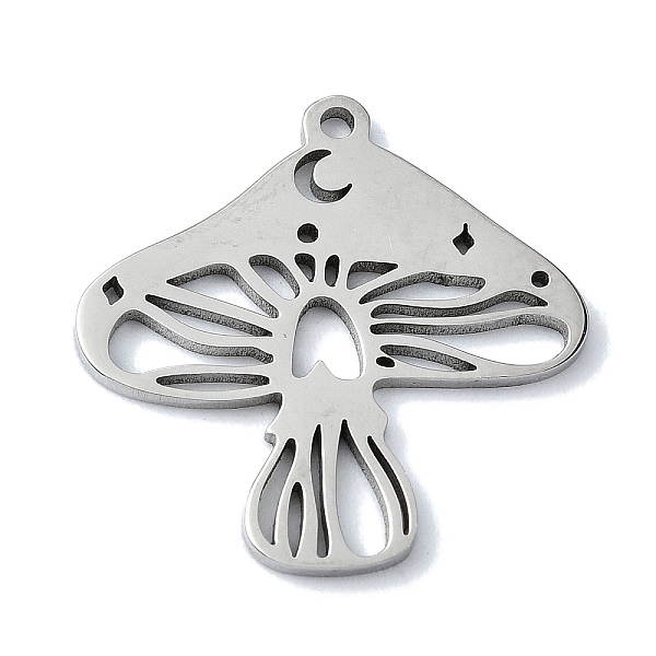 PandaHall 304 Stainless Steel Pendants, Laser Cut, Mushroom Charm, Stainless Steel Color, 20x19.5x1mm, Hole: 1.2mm 304 Stainless Steel...
PandaHall 304 Stainless Steel Pendants, Laser Cut, Mushroom Charm, Stainless Steel Color, 20x19.5x1mm, Hole: 1.2mm 304 Stainless Steel...