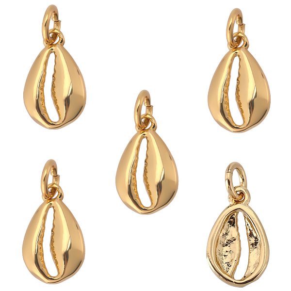 PandaHall CREATCABIN 18Pcs Brass Pendants, Long-Lasting Plated, Cadmium Free & Lead Free, Shell, Real 18K Gold Plated, 10.5x6.5x2.5mm, Hole...
PandaHall CREATCABIN 18Pcs Brass Pendants, Long-Lasting Plated, Cadmium Free & Lead Free, Shell, Real 18K Gold Plated, 10.5x6.5x2.5mm, Hole...