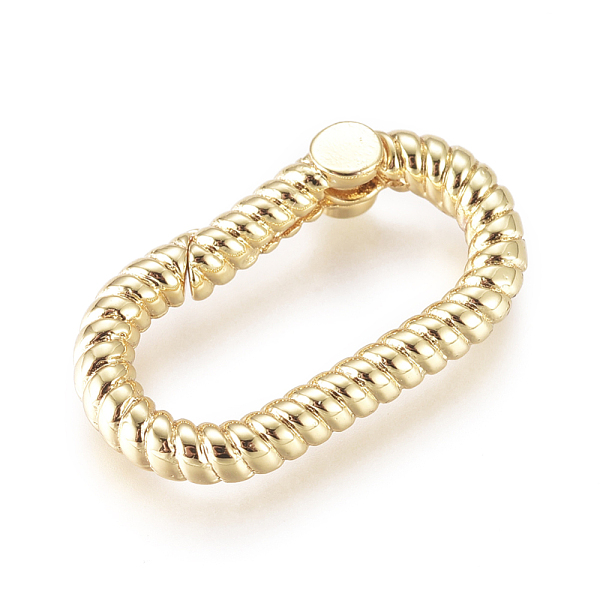 PandaHall Brass Spring Gate Rings, Oval, Golden, 12x21.5x4mm, Inner Diameter: 17x7mm Brass
PandaHall Brass Spring Gate Rings, Oval, Golden, 12x21.5x4mm, Inner Diameter: 17x7mm Brass