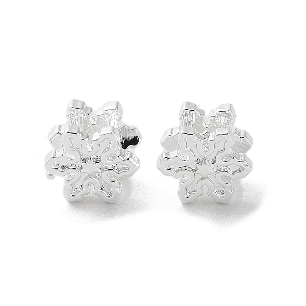 PandaHall Brass Beads, Snowflake, 925 Sterling Silver Plated, 5.5x4.5mm, Hole: 1.6mm Brass Snowflake
PandaHall Brass Beads, Snowflake, 925 Sterling Silver Plated, 5.5x4.5mm, Hole: 1.6mm Brass Snowflake