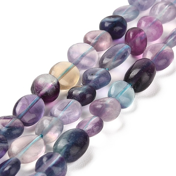 PandaHall Natural Fluorite Beads Strands, Nuggets, Tumbled Stone, 8~13.5x8~9x4.8~8.6mm, Hole: 0.8mm, about 41~43pcs/strand, 15.12~15.51''...
PandaHall Natural Fluorite Beads Strands, Nuggets, Tumbled Stone, 8~13.5x8~9x4.8~8.6mm, Hole: 0.8mm, about 41~43pcs/strand, 15.12~15.51''...
