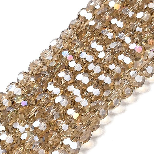 PandaHall Transparent Glass Beads, 32 Facets, AB Color Plated, Round, Dark Khaki, 6x5.5mm, Hole: 1.2mm, about 91~93pcs/strand...
PandaHall Transparent Glass Beads, 32 Facets, AB Color Plated, Round, Dark Khaki, 6x5.5mm, Hole: 1.2mm, about 91~93pcs/strand...