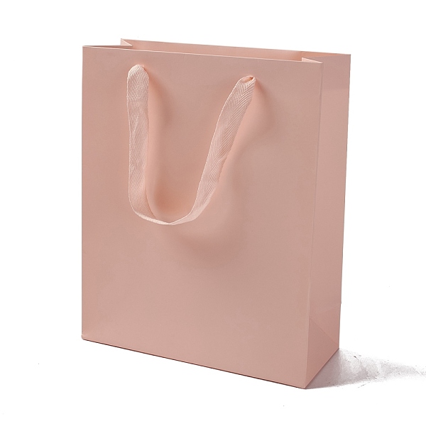 PandaHall Kraft Paper Bags, with Ribbon Handles, Gift Bags, Shopping Bags, Rectangle, Pink, 28x23x9.7cm; Fold: 28x23x0.4cm Paper None Pink
PandaHall Kraft Paper Bags, with Ribbon Handles, Gift Bags, Shopping Bags, Rectangle, Pink, 28x23x9.7cm; Fold: 28x23x0.4cm Paper None Pink
