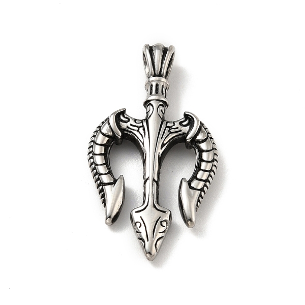PandaHall 304 Stainless Steel Pendants, Anchor, Antique Silver, 42x22x4.5mm, Hole: 6x3mm 304 Stainless Steel Anchor & Helm
PandaHall 304 Stainless Steel Pendants, Anchor, Antique Silver, 42x22x4.5mm, Hole: 6x3mm 304 Stainless Steel Anchor & Helm