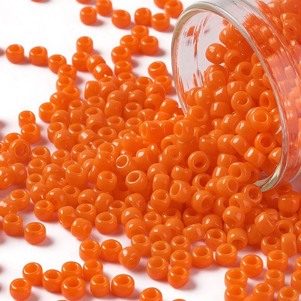PandaHall TOHO Round Seed Beads, Japanese Seed Beads, (50A) Opaque Bright Orange, 8/0, 3mm, Hole: 1mm, about 1111pcs/50g Glass Orange
PandaHall TOHO Round Seed Beads, Japanese Seed Beads, (50A) Opaque Bright Orange, 8/0, 3mm, Hole: 1mm, about 1111pcs/50g Glass Orange