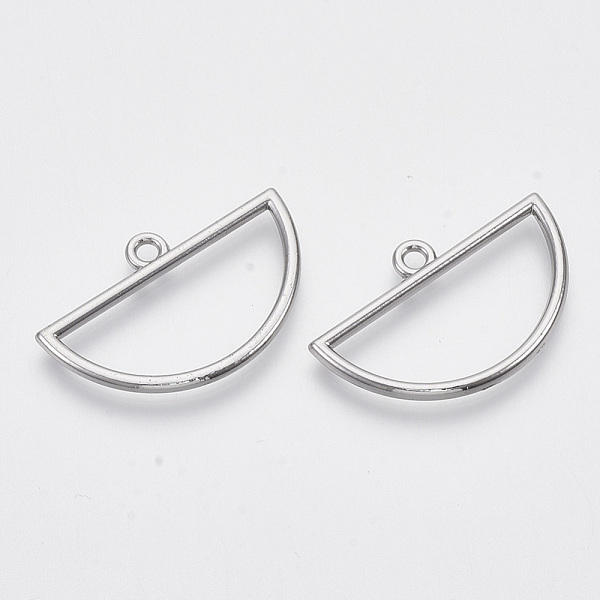 PandaHall Alloy Open Back Bezel Big Pendants, For DIY UV Resin, Epoxy Resin, Pressed Flower Jewelry, Half Round, Platinum, 18.5x29.5x2mm...
PandaHall Alloy Open Back Bezel Big Pendants, For DIY UV Resin, Epoxy Resin, Pressed Flower Jewelry, Half Round, Platinum, 18.5x29.5x2mm...