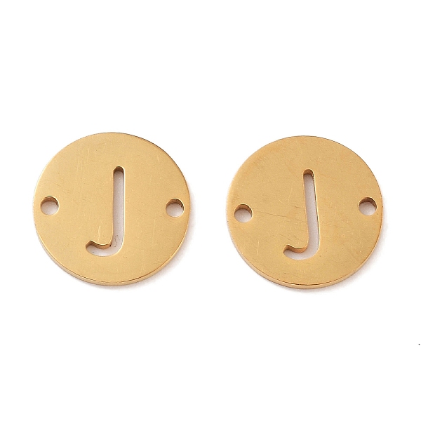 PandaHall Vacuum Plating 201 Stainless Steel Hollow Flat Round Links, Letter Connector Charms, Real 18K Gold Plated, Letter J, 12x1mm, Hole...
PandaHall Vacuum Plating 201 Stainless Steel Hollow Flat Round Links, Letter Connector Charms, Real 18K Gold Plated, Letter J, 12x1mm, Hole...