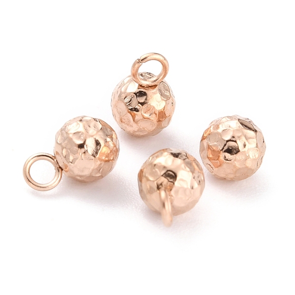 PandaHall Ion Plating(IP) 304 Stainless Steel Charms, Round, Textured, Rose Gold, 7.8x5mm, Hole: 1.8mm 304 Stainless Steel Round
PandaHall Ion Plating(IP) 304 Stainless Steel Charms, Round, Textured, Rose Gold, 7.8x5mm, Hole: 1.8mm 304 Stainless Steel Round