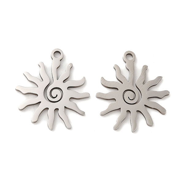 PandaHall 316L Surgical Stainless Steel Pendants, Sun Charm, Stainless Steel Color, 17x15x1mm, Hole: 1.2mm 316L Surgical Stainless Steel Sun
PandaHall 316L Surgical Stainless Steel Pendants, Sun Charm, Stainless Steel Color, 17x15x1mm, Hole: 1.2mm 316L Surgical Stainless Steel Sun