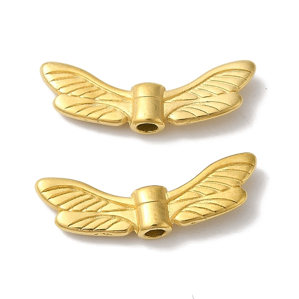PandaHall 304 Stainless Steel Beads, Wing, Golden, 6x19x3mm, Hole: 1.6mm 304 Stainless Steel Wing
PandaHall 304 Stainless Steel Beads, Wing, Golden, 6x19x3mm, Hole: 1.6mm 304 Stainless Steel Wing