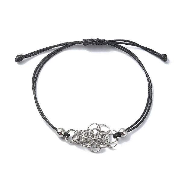 PandaHall 304 Stainless Steel Macrame Pouch Bracelet Making for Stone Holder, Adjustable Eco-Friendly Korean Waxed Polyester Cord Bracelet..., Black
PandaHall 304 Stainless Steel Macrame Pouch Bracelet Making for Stone Holder, Adjustable Eco-Friendly Korean Waxed Polyester Cord Bracelet..., Black