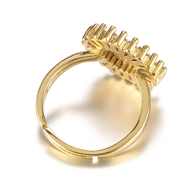 PandaHall Brass Micro Pave Cubic Zirconia Adjustable Rings, Flat Round with Initial Letter, Lead Free & Cadmium Free, Golden, US Size 6...
PandaHall Brass Micro Pave Cubic Zirconia Adjustable Rings, Flat Round with Initial Letter, Lead Free & Cadmium Free, Golden, US Size 6...