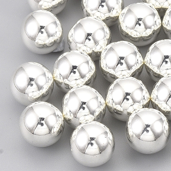 PandaHall ABS Plastic Beads, No Hole/Undrilled, Round, Silver Color Plated, 4mm, about 1580pcs/50g ABS Plastic Round
PandaHall ABS Plastic Beads, No Hole/Undrilled, Round, Silver Color Plated, 4mm, about 1580pcs/50g ABS Plastic Round