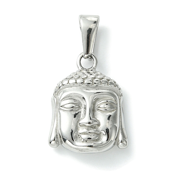 PandaHall 304 Stainless Steel Pendants, Buddha Charm, Stainless Steel Color, 26x19.5x7mm, Hole: 8.5x4.5mm 304 Stainless Steel Human
PandaHall 304 Stainless Steel Pendants, Buddha Charm, Stainless Steel Color, 26x19.5x7mm, Hole: 8.5x4.5mm 304 Stainless Steel Human