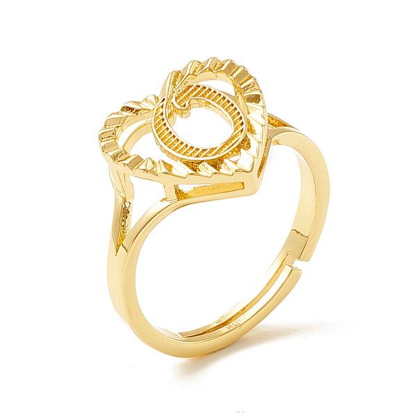 PandaHall Real 18K Gold Plated Brass Alphabet Adjustable Rings, Heart with Initial Promise Ring for Women, Cadmium Free & Lead Free...
PandaHall Real 18K Gold Plated Brass Alphabet Adjustable Rings, Heart with Initial Promise Ring for Women, Cadmium Free & Lead Free...
