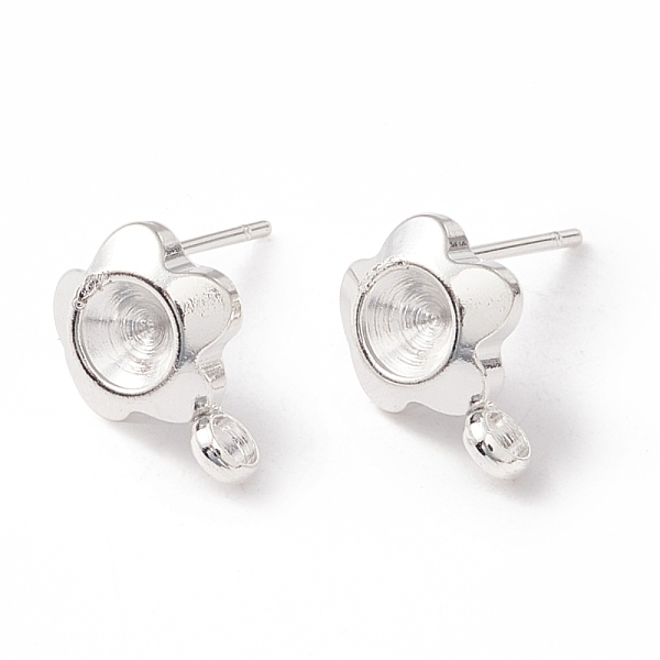 PandaHall 304 Stainless Steel Stud Earring Findings, with 316 Surgical Stainless Steel Pins and Vertical Loops, Earring Settings For Pointed...
PandaHall 304 Stainless Steel Stud Earring Findings, with 316 Surgical Stainless Steel Pins and Vertical Loops, Earring Settings For Pointed...