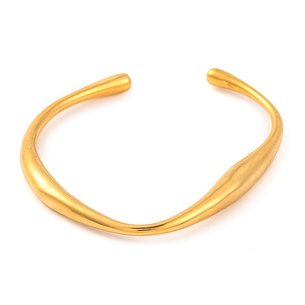PandaHall 304 Stainless Steel Open Cuff Bangles for Women, Real 18K Gold Plated, Inner Diameter: 2-1/4 inch(5.7cm), 6.5mm 304 Stainless...
PandaHall 304 Stainless Steel Open Cuff Bangles for Women, Real 18K Gold Plated, Inner Diameter: 2-1/4 inch(5.7cm), 6.5mm 304 Stainless...