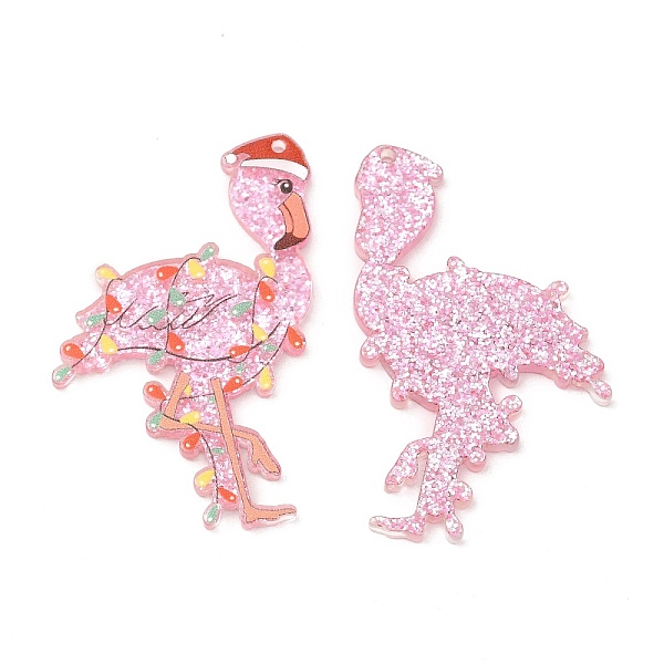 PandaHall Acrylic Pendants, Christmas Theme, Bird, 45x33x2.3mm, Hole: 1mm Acrylic Bird Pink
PandaHall Acrylic Pendants, Christmas Theme, Bird, 45x33x2.3mm, Hole: 1mm Acrylic Bird Pink