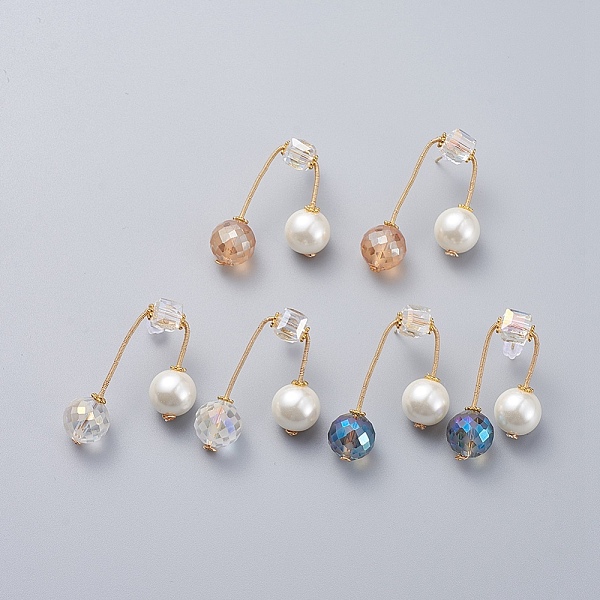 PandaHall Round Eco-Friendly Glass Pearl & Glass Beads Ear Studs, with 304 Stainless Steel Ear Stud Findings, Copper Wire and Plastic Ear..., Multicolor
PandaHall Round Eco-Friendly Glass Pearl & Glass Beads Ear Studs, with 304 Stainless Steel Ear Stud Findings, Copper Wire and Plastic Ear..., Multicolor