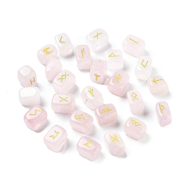 PandaHall Rectangle Natural Rose Quartz Rune Stones, Healing Stones for Chakras Balancing, Crystal Therapy, Meditation, Reiki, Divination...
PandaHall Rectangle Natural Rose Quartz Rune Stones, Healing Stones for Chakras Balancing, Crystal Therapy, Meditation, Reiki, Divination...
