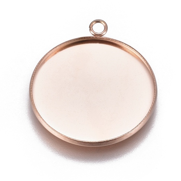 PandaHall Ion Plating(IP) 304 Stainless Steel Pendant Cabochon Settings, Plain Edge Bezel Cups, Flat Round, Rose Gold, Tray: 25mm...
PandaHall Ion Plating(IP) 304 Stainless Steel Pendant Cabochon Settings, Plain Edge Bezel Cups, Flat Round, Rose Gold, Tray: 25mm...