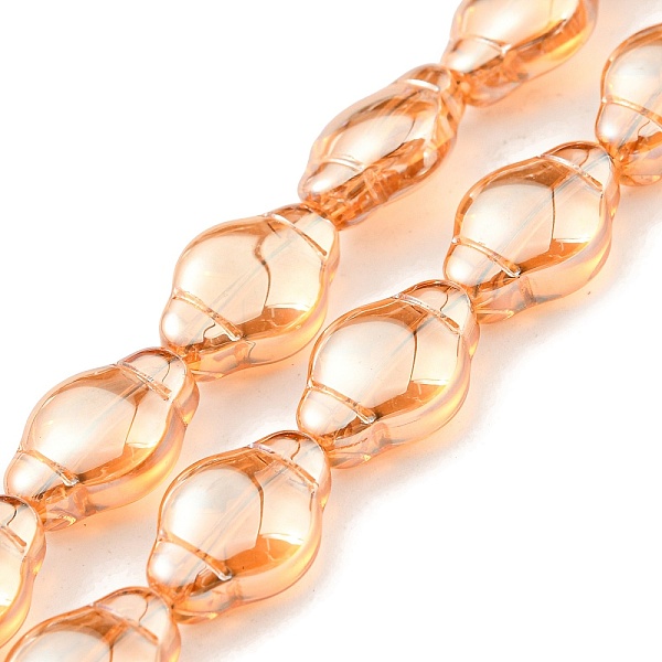 PandaHall Electroplate Transparent Glass Beads Strands, Pearl Luster Plated, Lantern, Coral, 12.5x9x5.5mm, Hole: 1mm, about 50pcs/strand..., Red
PandaHall Electroplate Transparent Glass Beads Strands, Pearl Luster Plated, Lantern, Coral, 12.5x9x5.5mm, Hole: 1mm, about 50pcs/strand..., Red