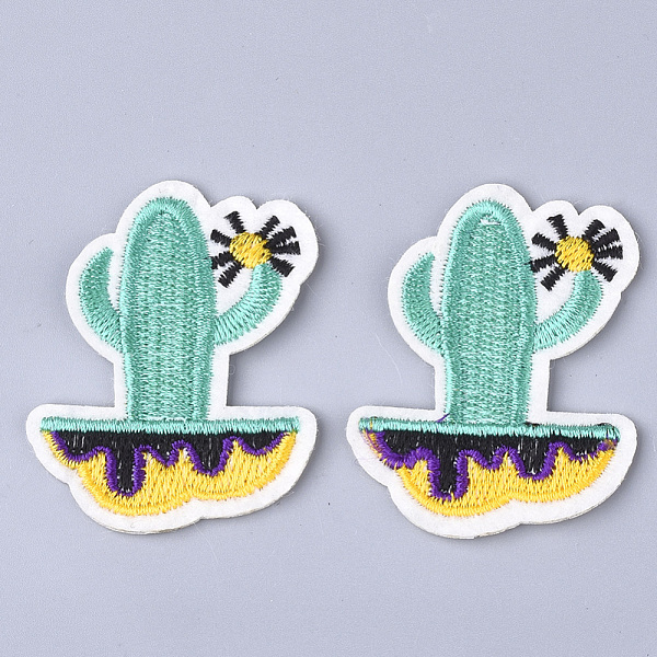 PandaHall Computerized Embroidery Cloth Iron On Patches, Costume Accessories, Appliques, Cactus, Turquoise, 52x42x1.5mm Cloth Others Green
PandaHall Computerized Embroidery Cloth Iron On Patches, Costume Accessories, Appliques, Cactus, Turquoise, 52x42x1.5mm Cloth Others Green