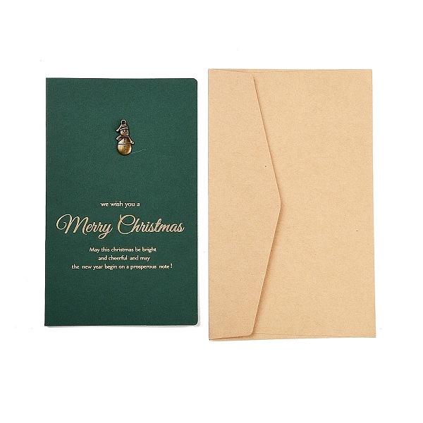 PandaHall Rectangle Paper Greeting Card, with Envelope, Christmas Day Invitation Card, Snowman, 170x105x3.5mm Paper Snowman
PandaHall Rectangle Paper Greeting Card, with Envelope, Christmas Day Invitation Card, Snowman, 170x105x3.5mm Paper Snowman