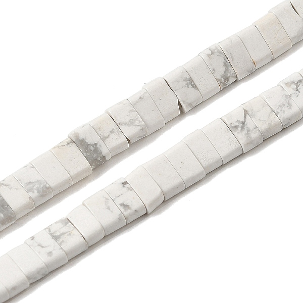 PandaHall Synthetic Howlite Beads Strands, 2-Hole, Rectangle, 2.5~3x5x2.5mm, Hole: 0.8mm, about 138~140pcs/strand, 15.28''~15.31''...
PandaHall Synthetic Howlite Beads Strands, 2-Hole, Rectangle, 2.5~3x5x2.5mm, Hole: 0.8mm, about 138~140pcs/strand, 15.28''~15.31''...