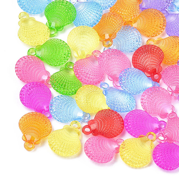 PandaHall Transparent Acrylic Pendants, Scallop Shell Shape, Mixed Color, 25~25.5x19x6.5~7.5mm, Hole: 2.5~3mm, about 370pcs/500g Acrylic..., Multicolor
PandaHall Transparent Acrylic Pendants, Scallop Shell Shape, Mixed Color, 25~25.5x19x6.5~7.5mm, Hole: 2.5~3mm, about 370pcs/500g Acrylic..., Multicolor