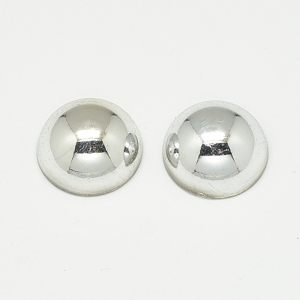 PandaHall UV Plated Acrylic Beads, Half Drilled, Dome/Half Round, Silver, 16x8mm, Hole: 1.4mm Acrylic Half Round Silver
PandaHall UV Plated Acrylic Beads, Half Drilled, Dome/Half Round, Silver, 16x8mm, Hole: 1.4mm Acrylic Half Round Silver